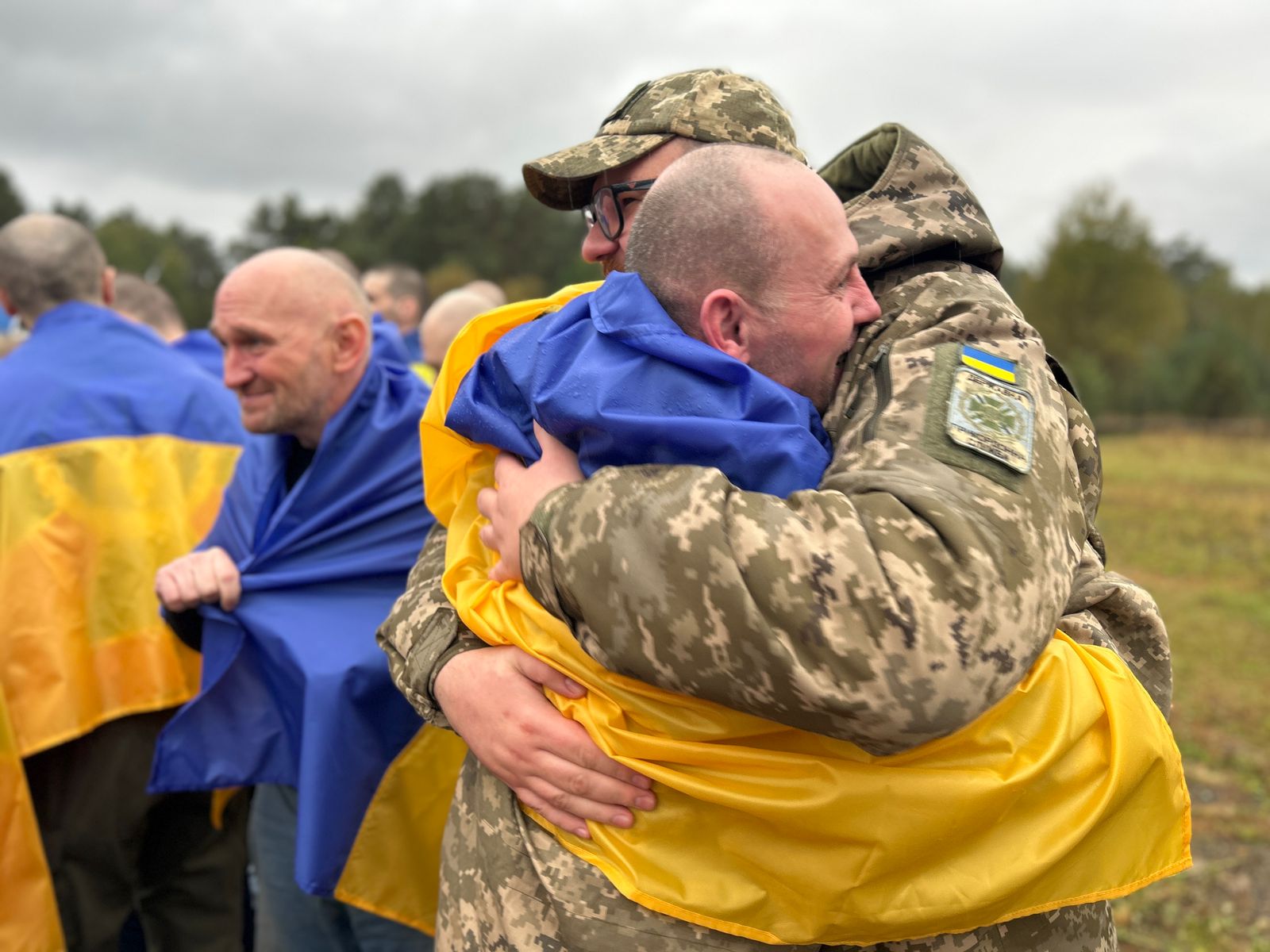 Зустріч з полону українських військовослужбовців